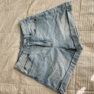 Light Blue Denim Women's Shorts